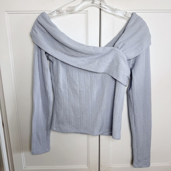 Lost And Wander DRIFT AWAY TOP Baby Blue Sz Small - Picture 2 of 12